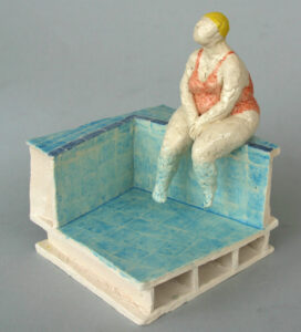 Pool 1, Schwimmbad, Badende Keramik glasiert