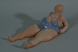 Badende Pool Badeanzug Plastik Kunst