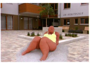 Skulptur im öffentlichen Raum, Badende, Eberstadt