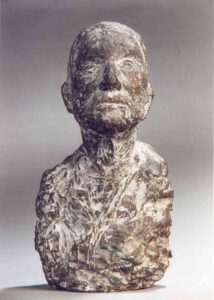 Kopf Bronze Portraitkopf