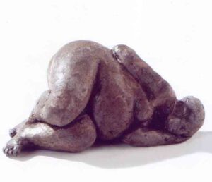 liegende Schwangere, Bronze, Frau, Fruchtbarkeit, Idol