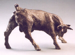 Stier Bronze Tierplastik