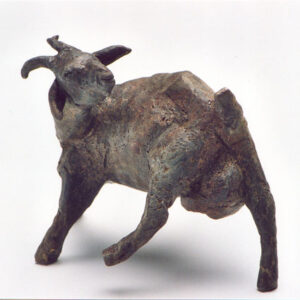 Ziege Kleinplastik Bronze Bozetti